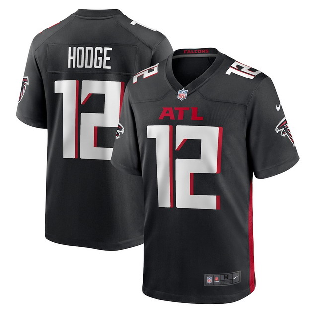 mens nike khadarel hodge black atlanta falcons game jersey